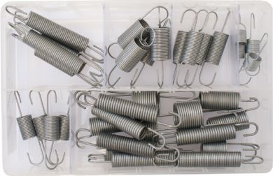 Tension/Extension Springs Opening Hook 65Mn Steel Wire Dia 4mm OD=25/26/27/28/29 