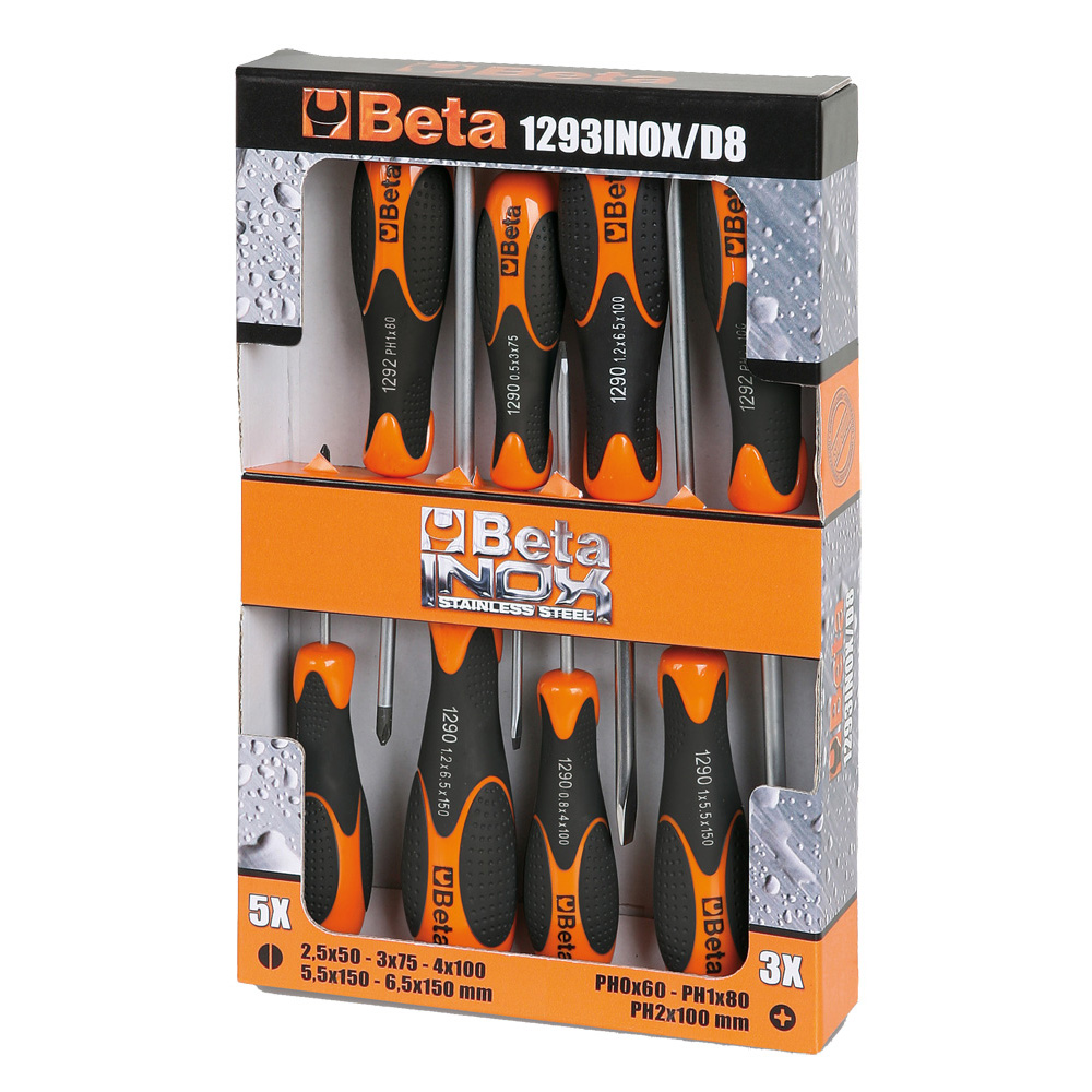 1263 //D8-8 SCREWDRIVERS 1260-1262 IN BOX