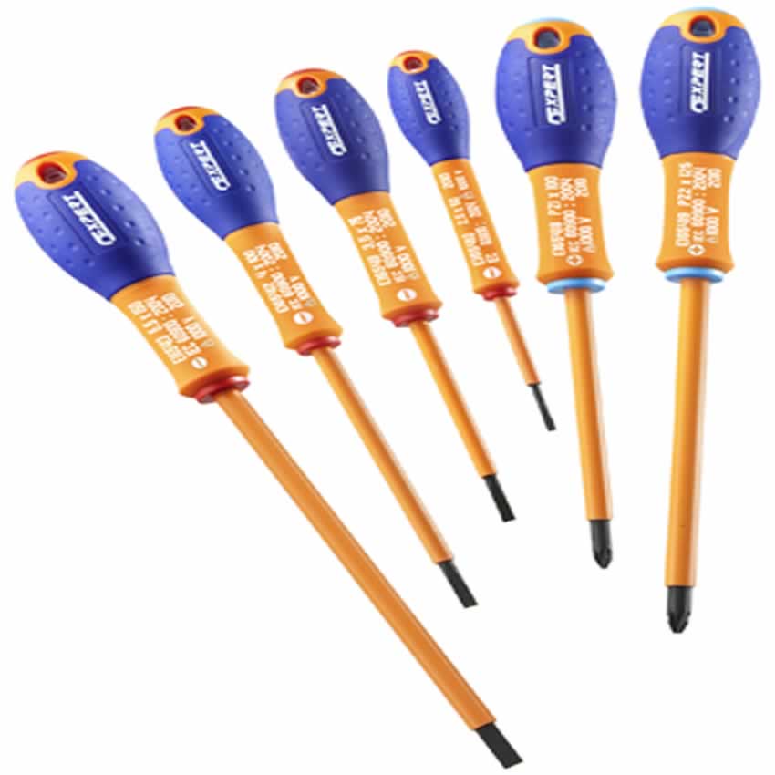 Beta Tools 1274MQ VDE 1000V Insulated Screwdriver for Headless Slotted 2.5x 75mm 