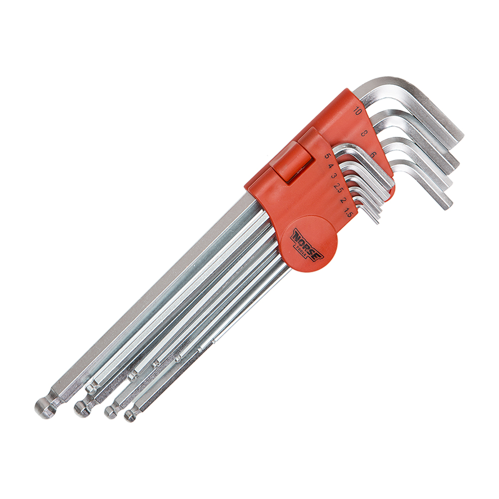 2.5mm Hexagon / Socket Key Long Arm Wrenches (DIN 911) - High Tensile Steel